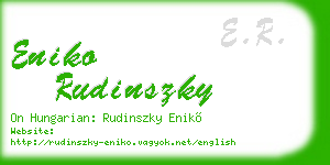 eniko rudinszky business card