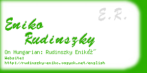 eniko rudinszky business card